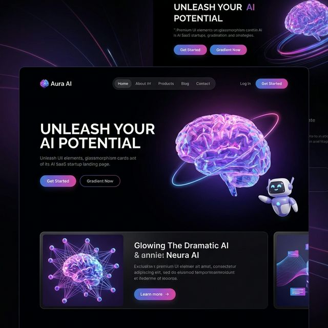 AI Startup Landing Page